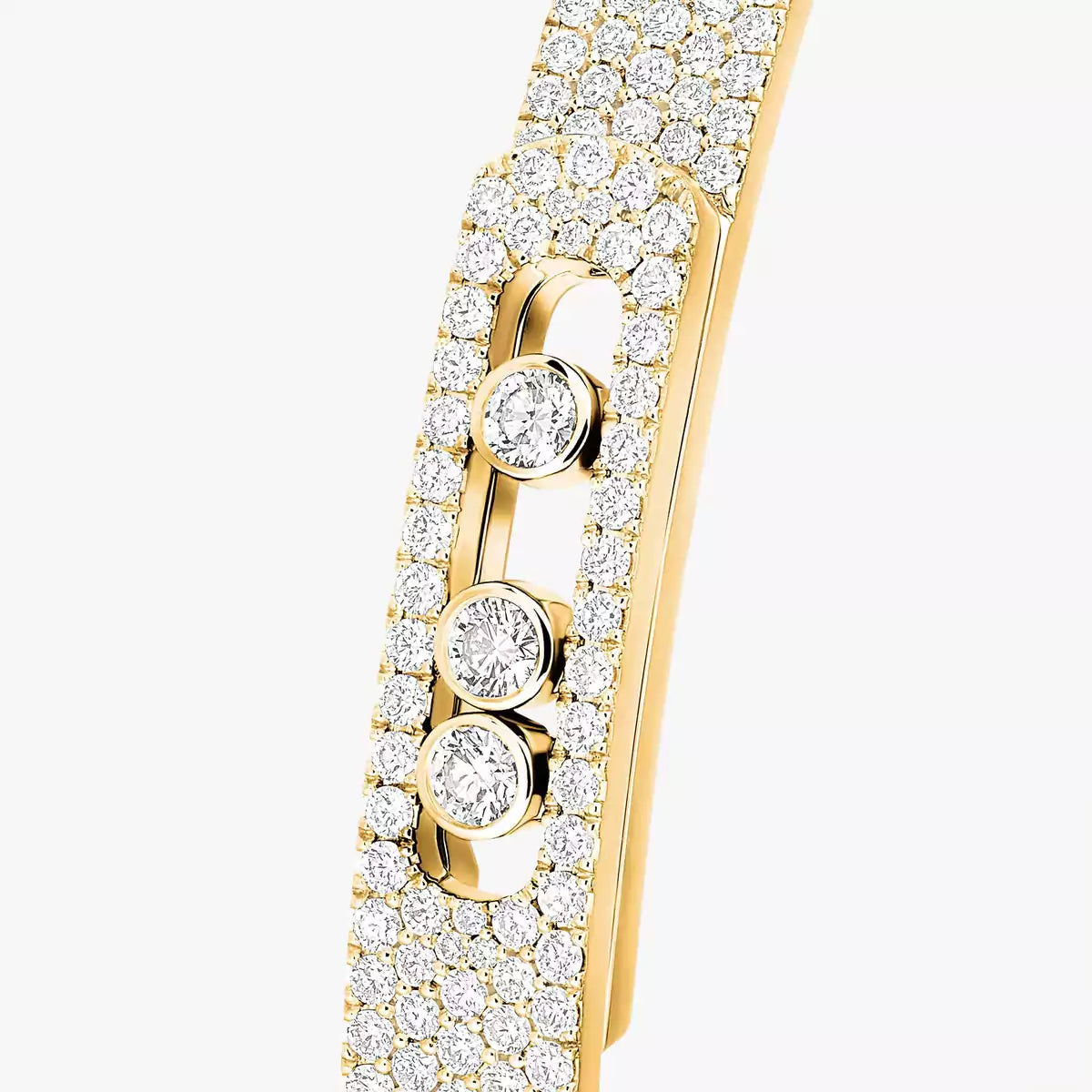 [GALE]Move Noa Full Pavé Diamond Bangle Bracelet