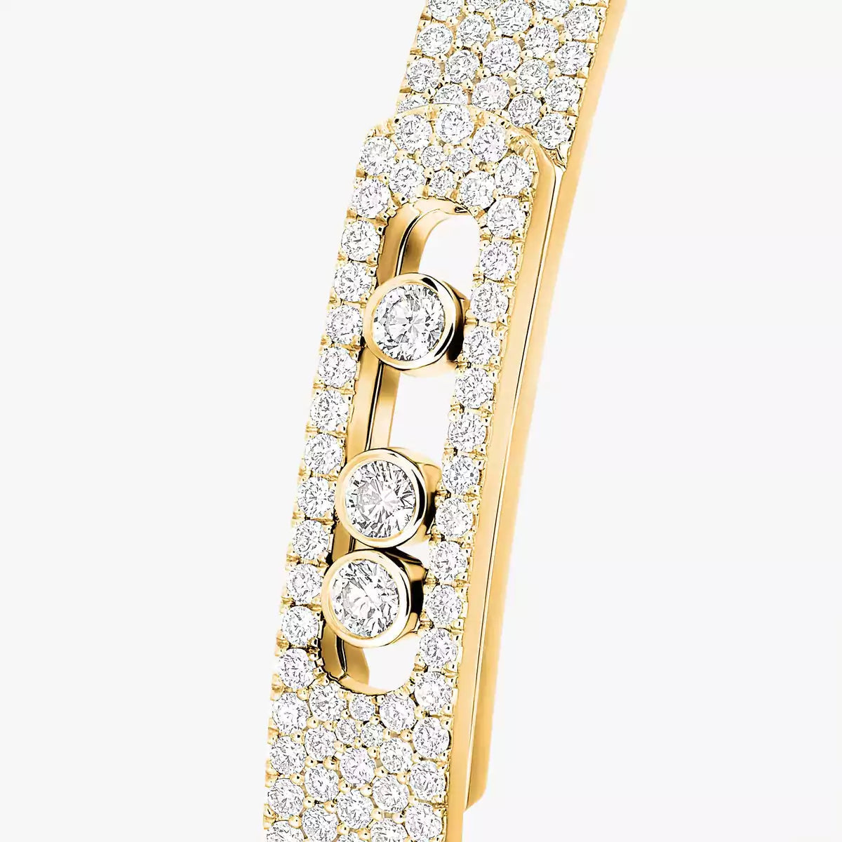 [GALE]Move Noa Full Pavé Diamond Bangle Bracelet