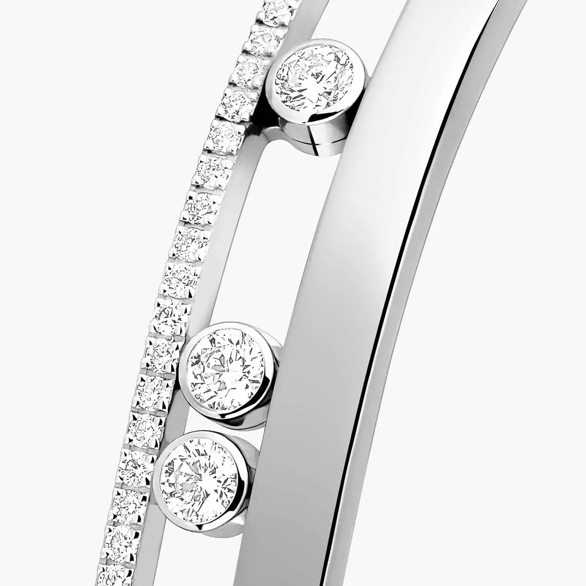 [GALE]Move Romane Diamond Bangle Bracelet