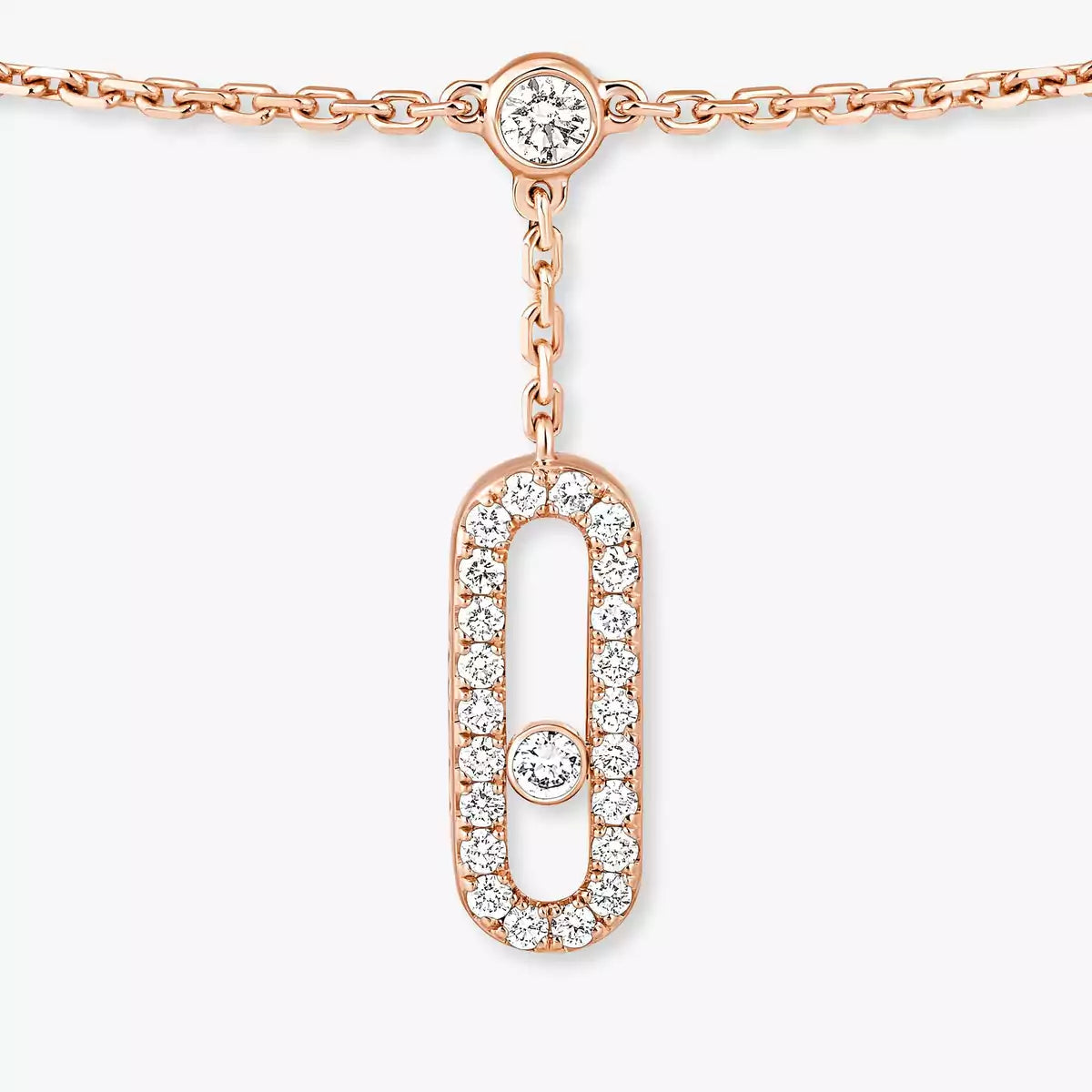 [GALE] Move Uno pavé ankle bracelet