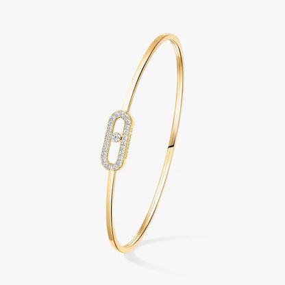 [GALE]Move Uno pavé flex bangle medium