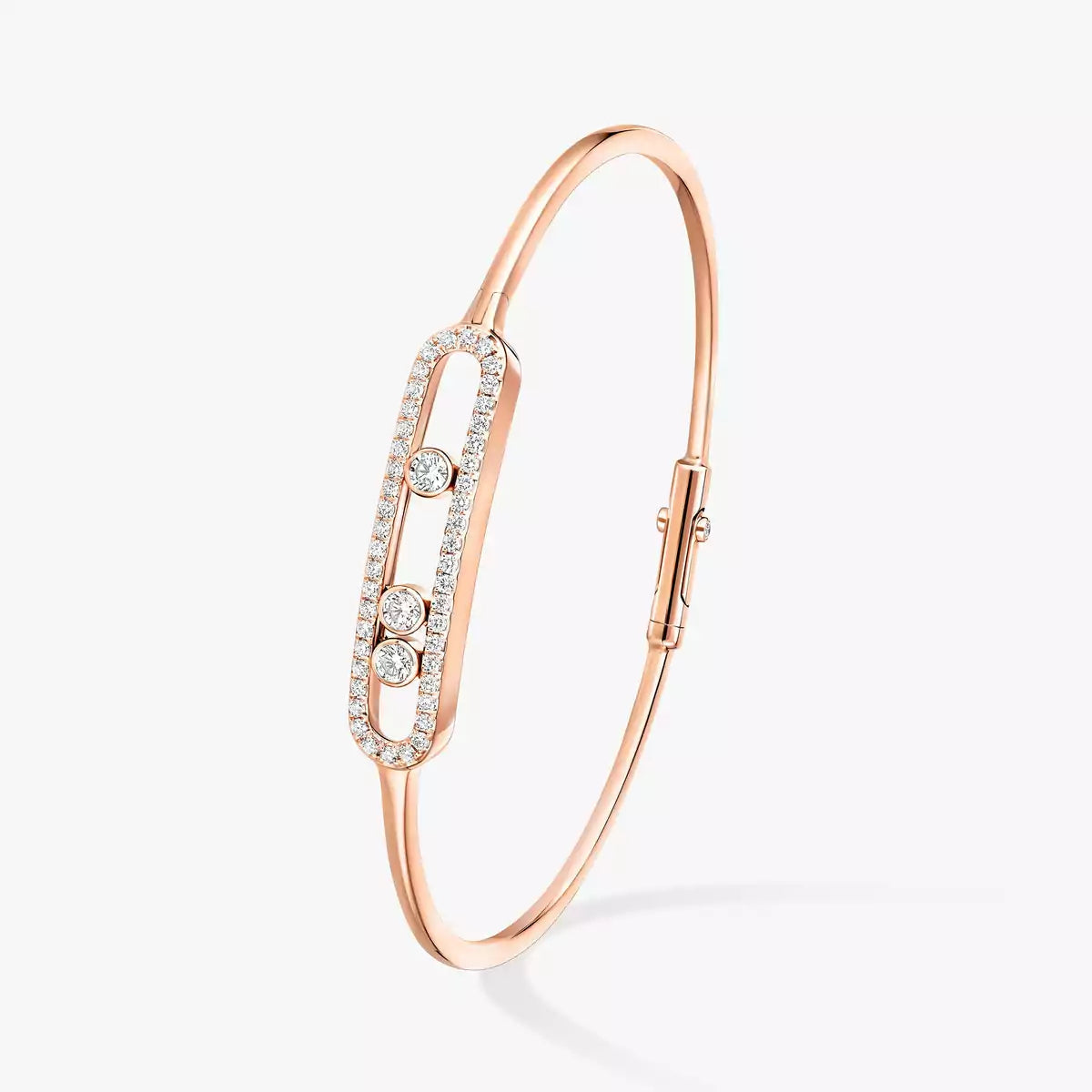 [GALE]Move Pavé Diamond Bangle Bracelet M