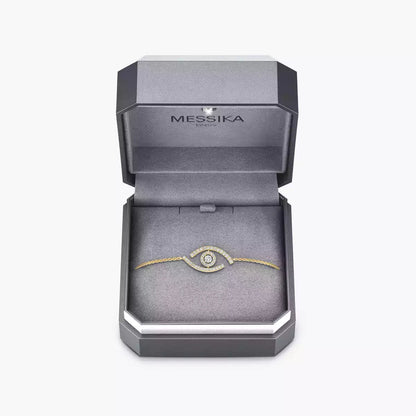 [GALE]Lucky Eye Pave-Set Diamond Bracelet