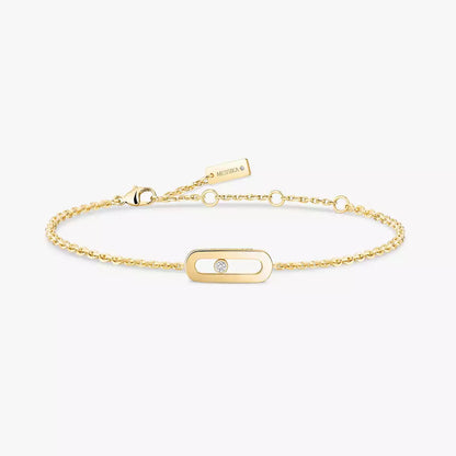 [GALE]Move Uno Diamond Bracelet