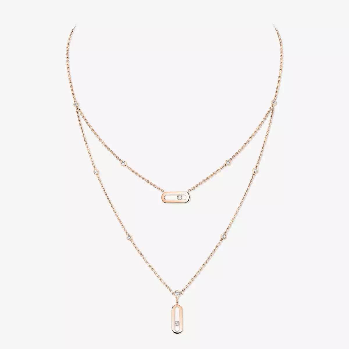 [GALE] Move Uno Diamond Necklace