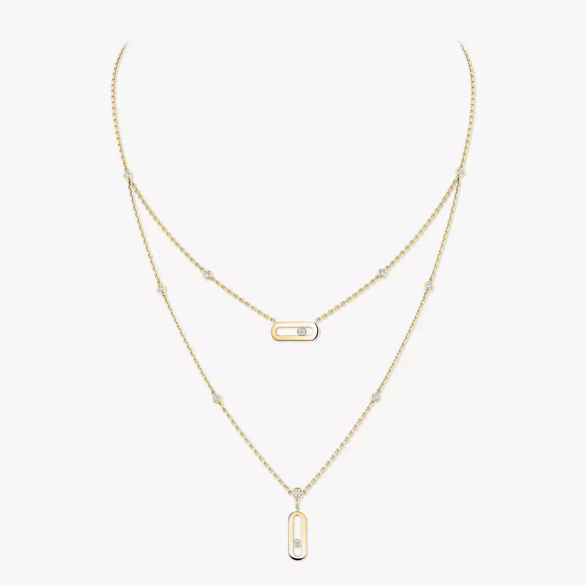 [GALE] Move Uno Diamond Necklace