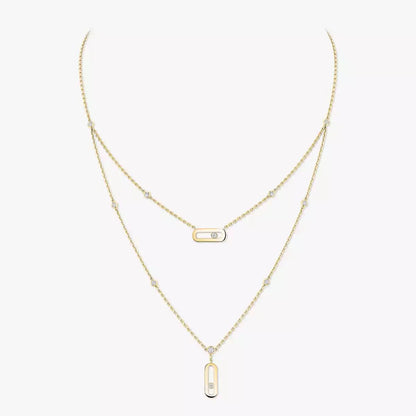 [GALE] Move Uno Diamond Necklace