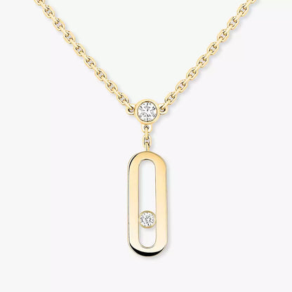 [GALE] Move Uno Diamond Necklace