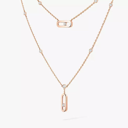 [GALE] Move Uno Diamond Necklace