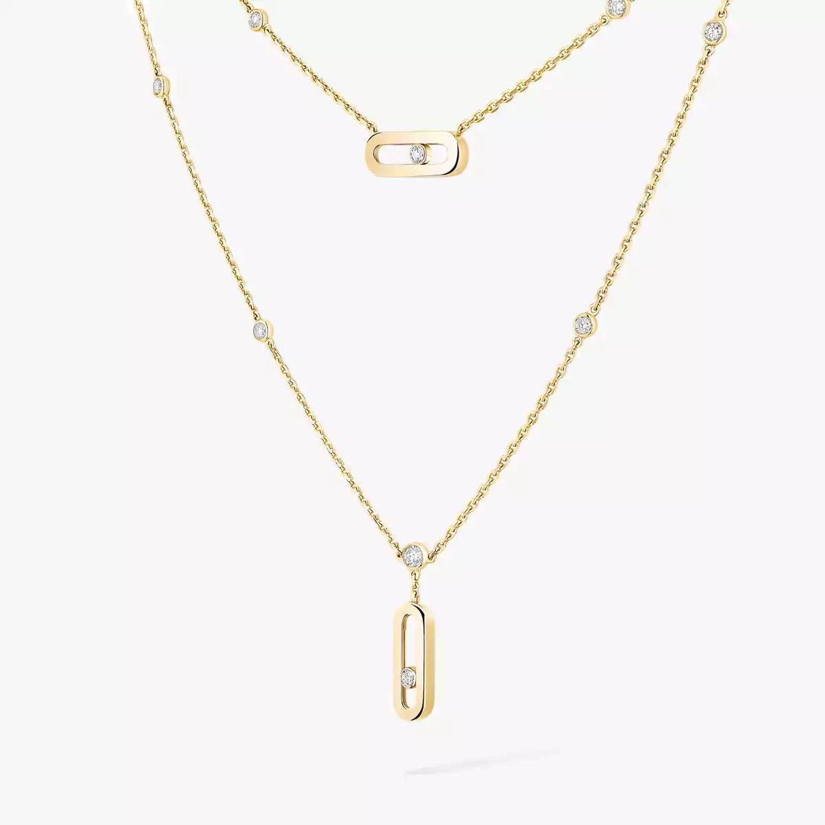[GALE] Move Uno Diamond Necklace