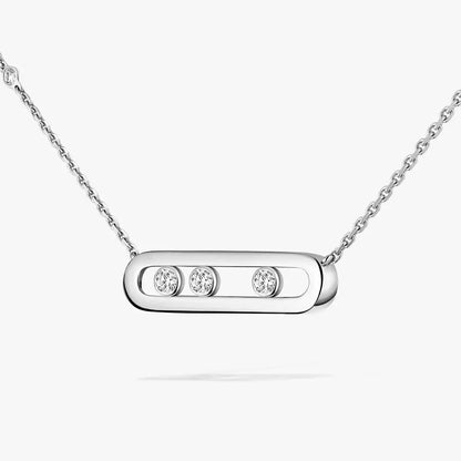 [GALE] Baby Move Gold Diamond Necklace