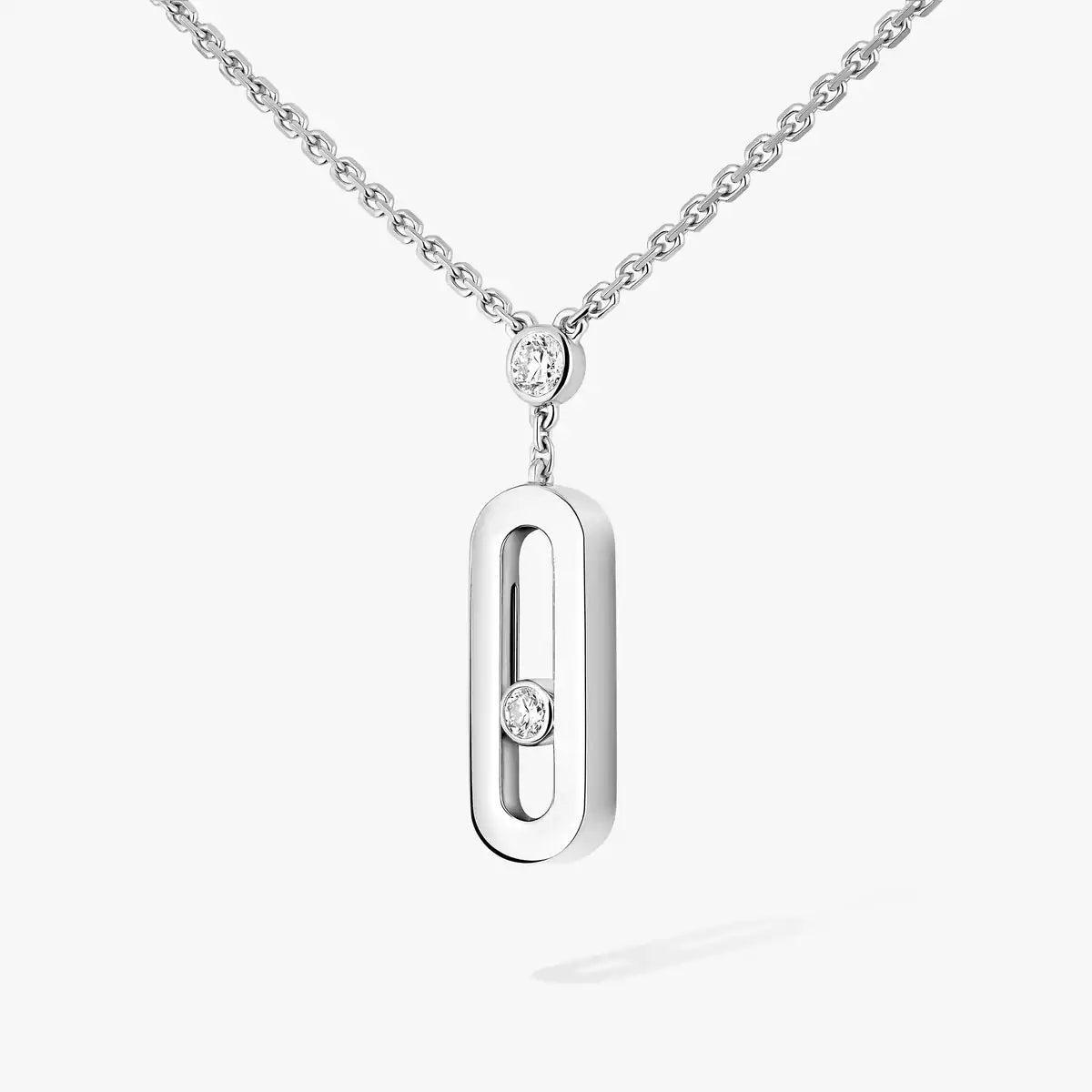 [GALE] Move Uno Gold Diamond Long Necklace