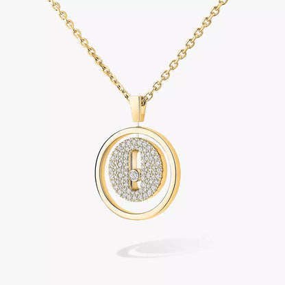 [GALE] Lucky Move Diamond Necklace