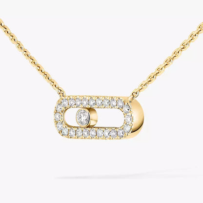 [GALE]Diamond Necklace Move Uno