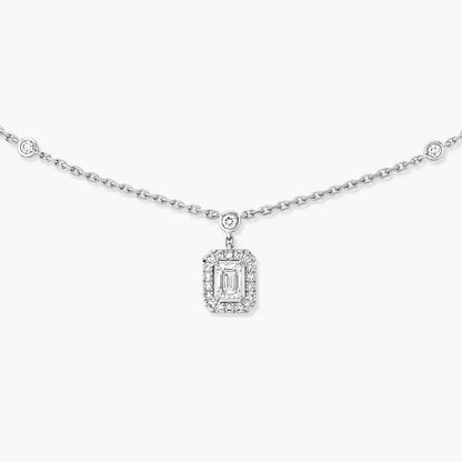 [GALE]My Twin Diamond Necklace in Silver