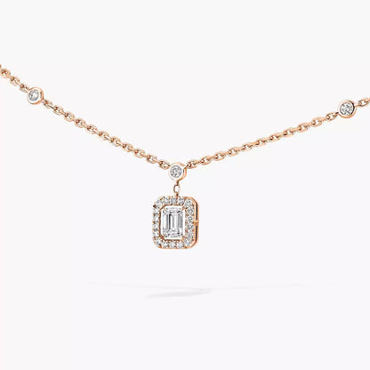 [GALE]My Twin Diamond Necklace in Silver