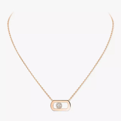[GALE]So Move Diamond Necklace in Gold