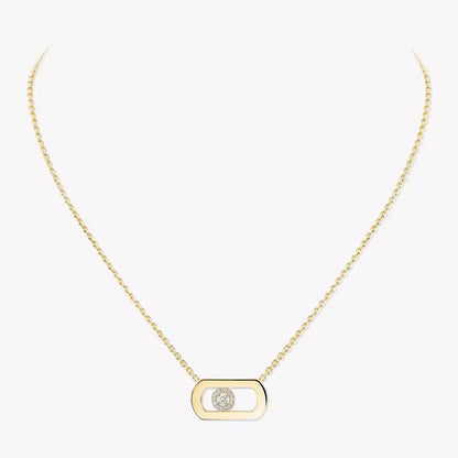 [GALE]So Move Diamond Necklace in Gold