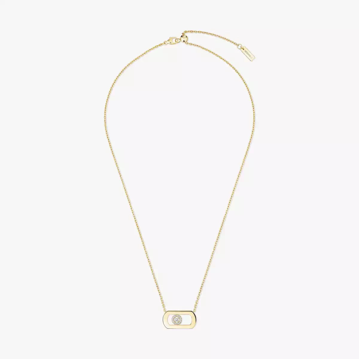 [GALE]So Move Diamond Necklace in Gold