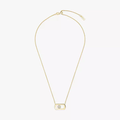 [GALE]So Move Diamond Necklace in Gold