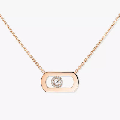 [GALE]So Move Diamond Necklace in Gold