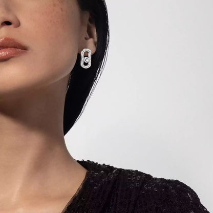 [GALE]So Move Pave_-Set Diamond Earrings in Silver