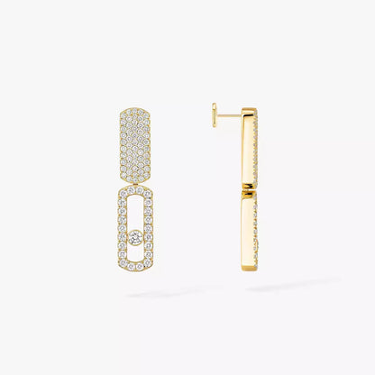 [GALE]Imperial Move SM Diamond Earrings