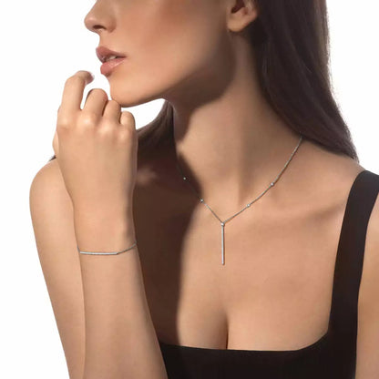[GALE]Diamond Thin Bangle 0.15ct My Twin Toi & Moi