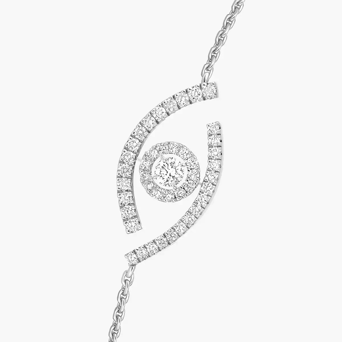 [GALE]Lucky Eye Pave-Set Diamond Bracelet
