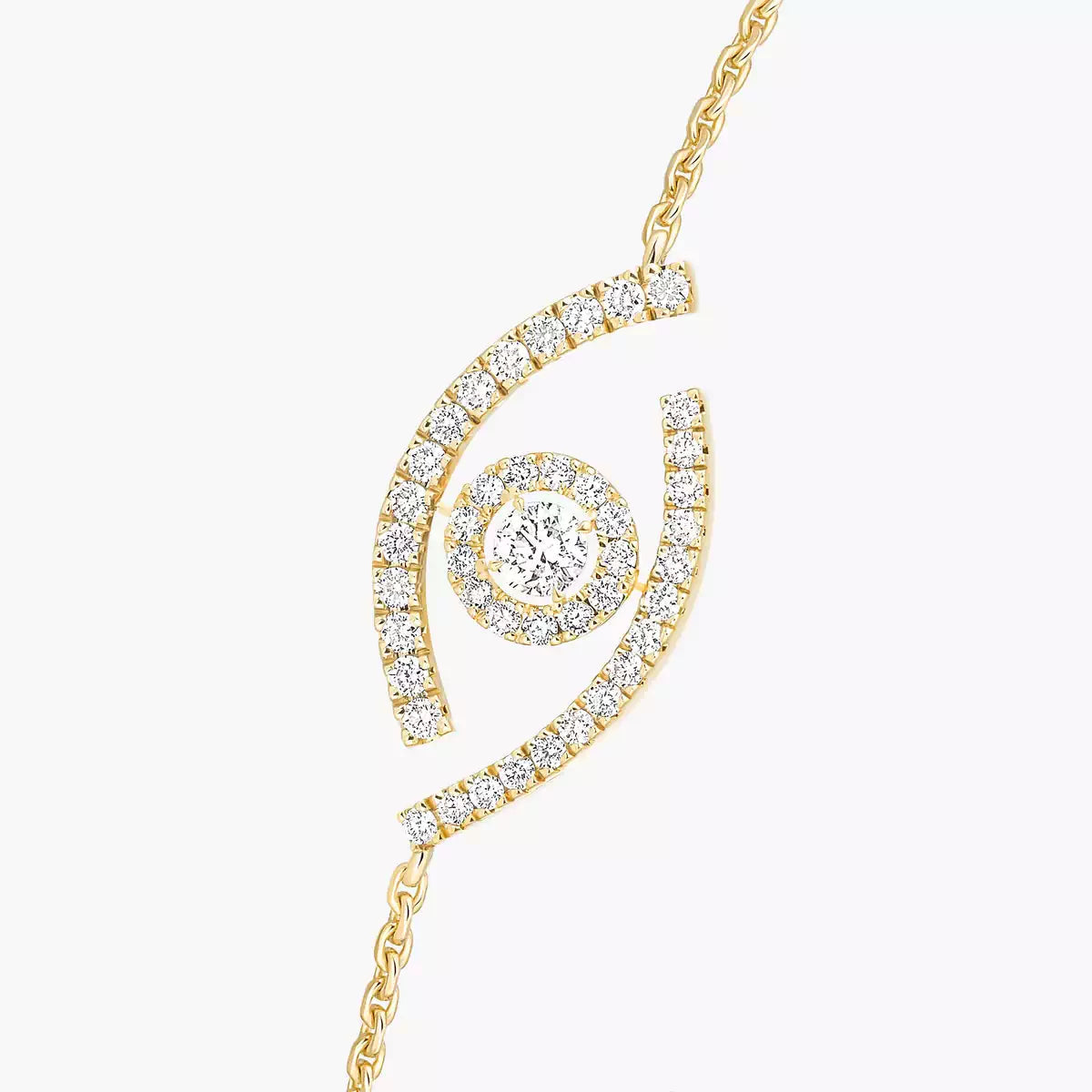 [GALE]Lucky Eye Pave-Set Diamond Bracelet