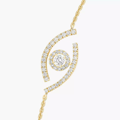 [GALE]Lucky Eye Pave-Set Diamond Bracelet