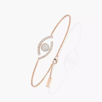 [GALE]Lucky Eye Pave-Set Diamond Bracelet