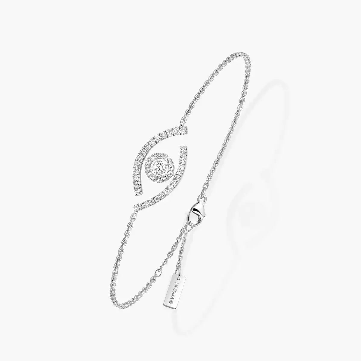[GALE]Lucky Eye Pave-Set Diamond Bracelet