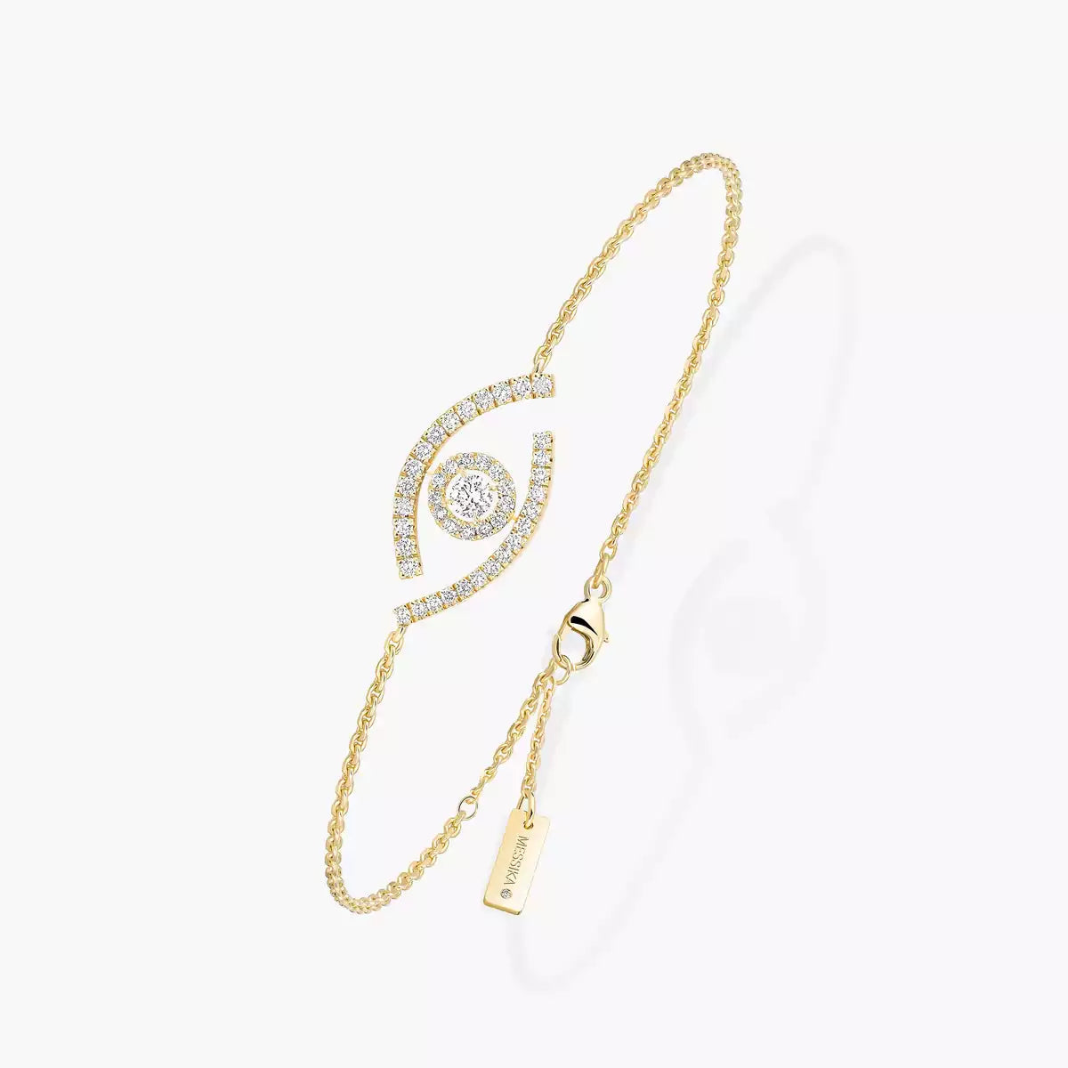 [GALE]Lucky Eye Pave-Set Diamond Bracelet