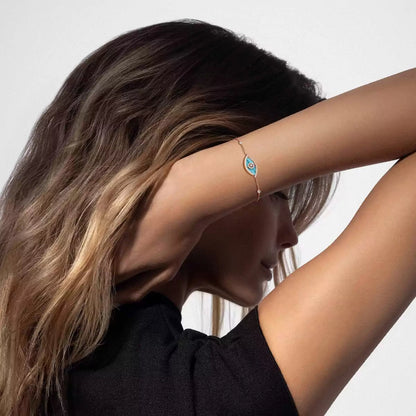 [GALE]Lucky Eye Diamond Bracelet
