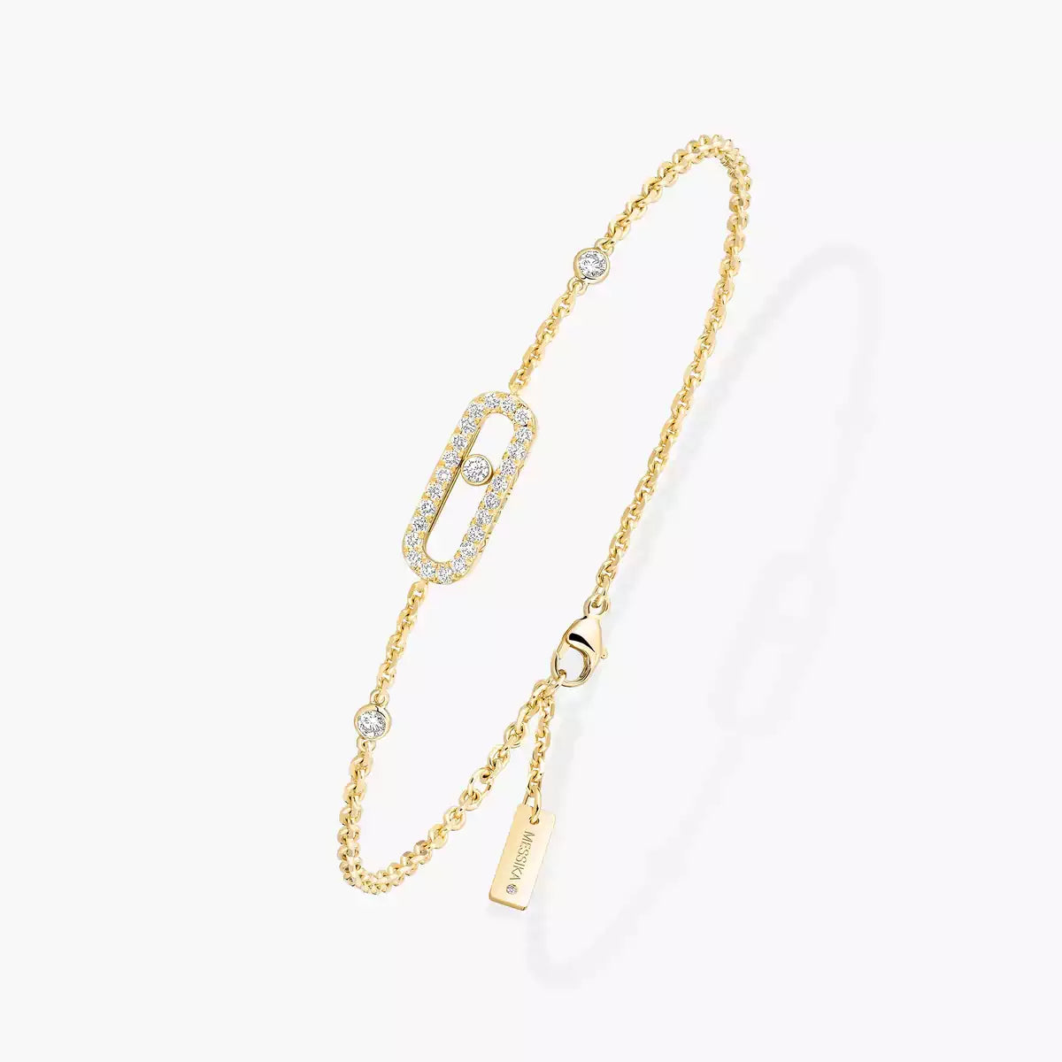 [GALE]Move Uno Diamond Bracelet