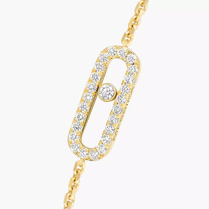 [GALE]Move Uno Diamond Bracelet