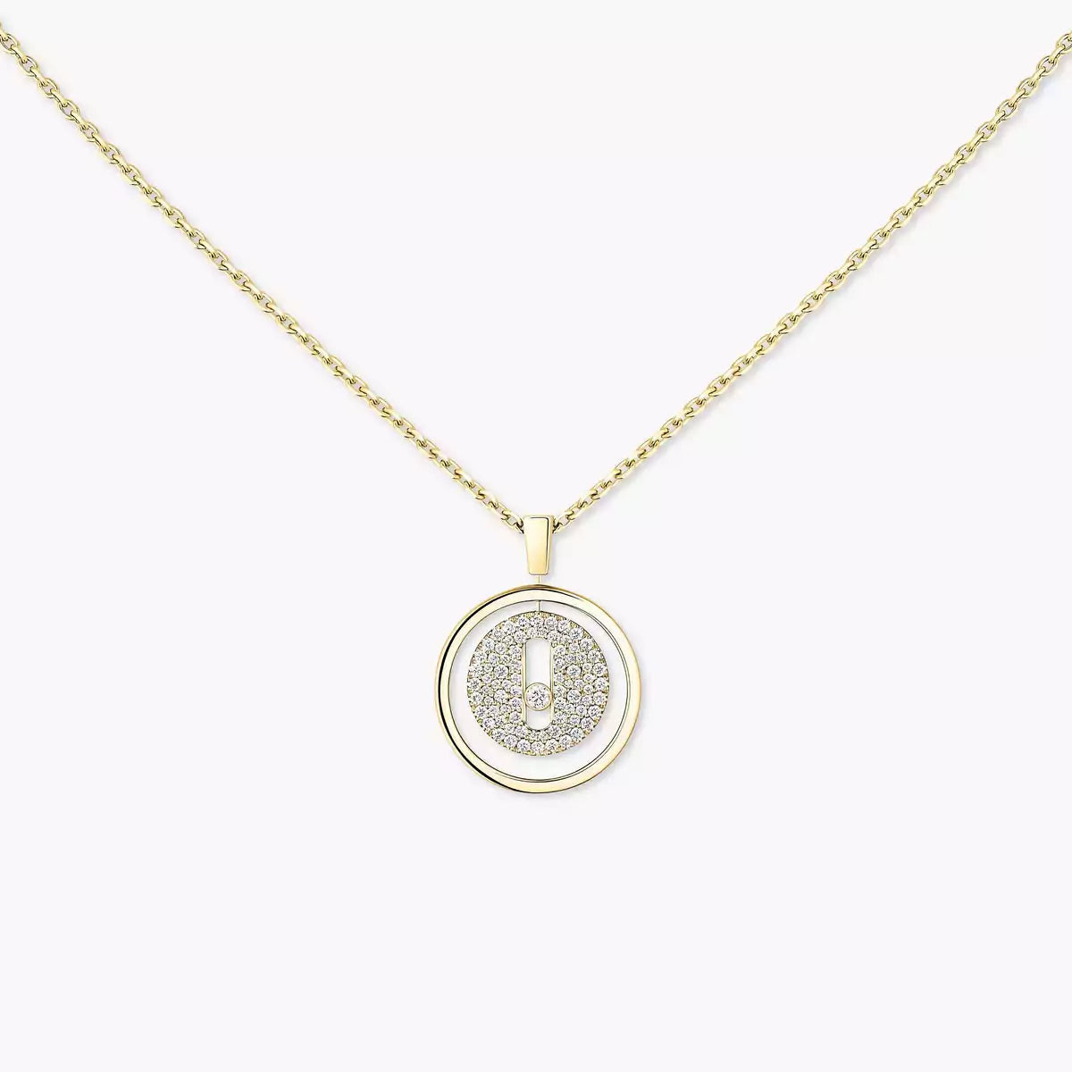 [GALE] Lucky Move Diamond Necklace