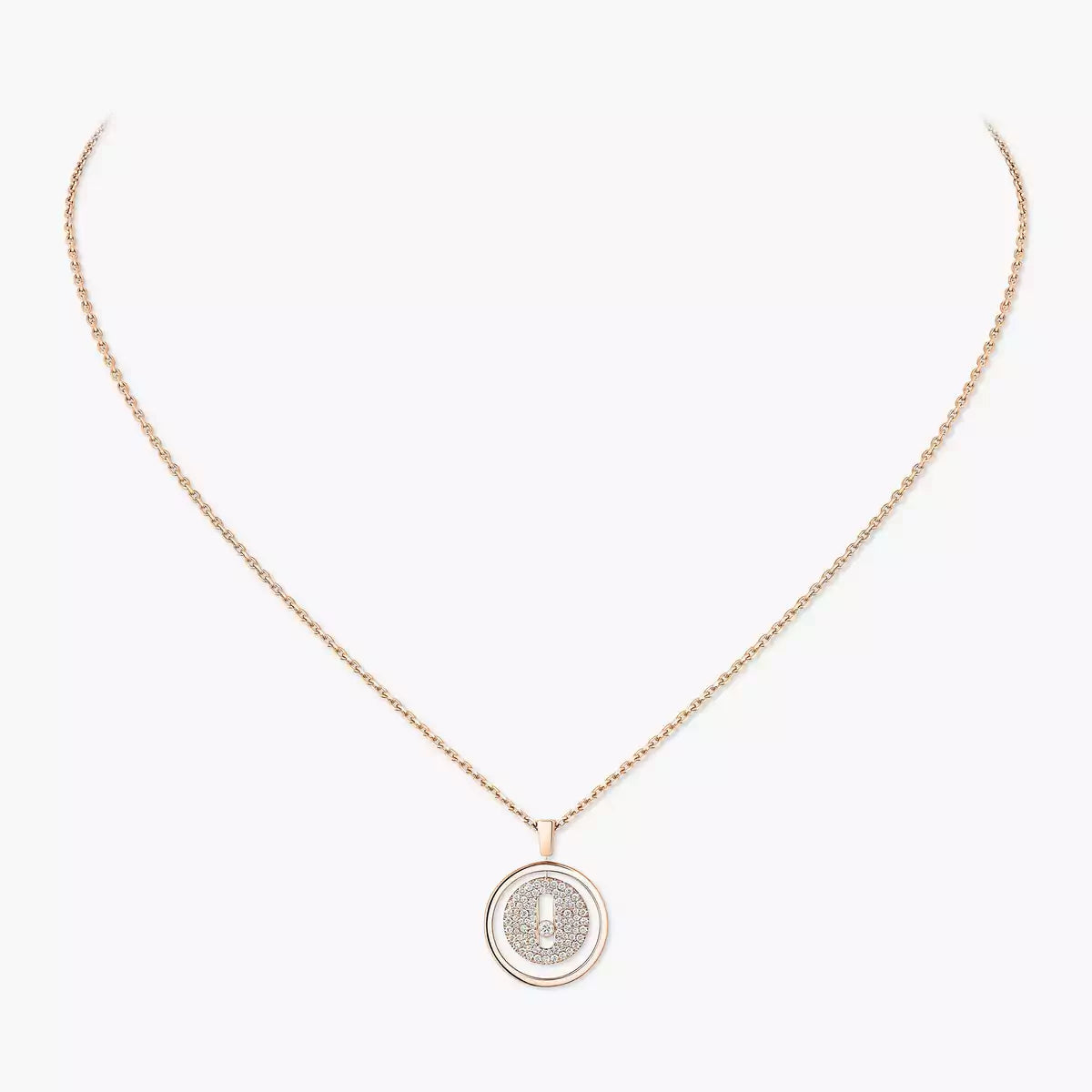 [GALE] Lucky Move Diamond Necklace