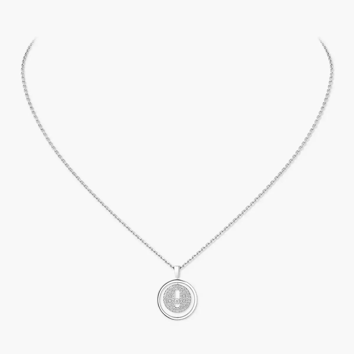 [GALE] Lucky Move Diamond Necklace