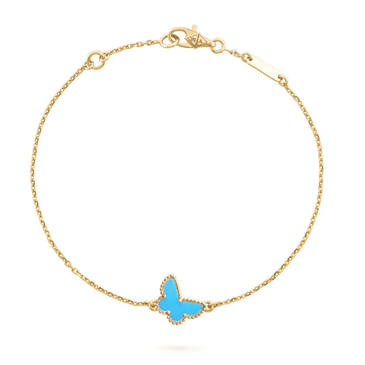[GALE]BUTTERFLY TURQUOISE BUTTERFLY BRACELET