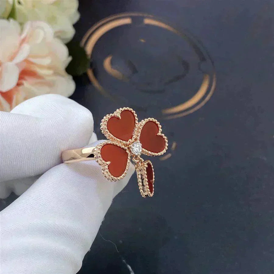 [GALE]SWEET CLOVER CARNELIAN RING