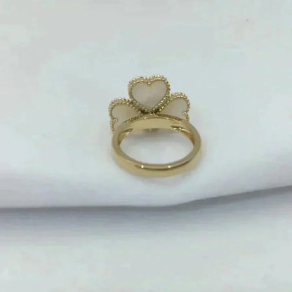 [GALE]SWEET CLOVER WHITE MOP RING