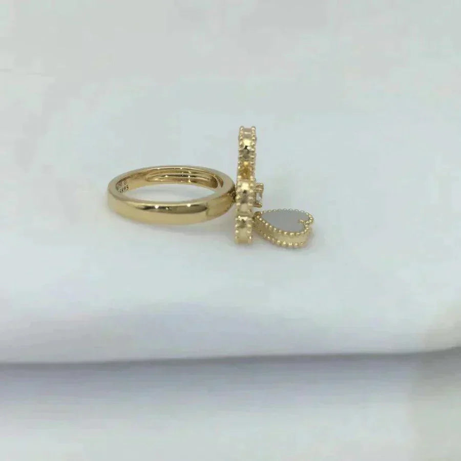 [GALE]SWEET CLOVER WHITE MOP RING