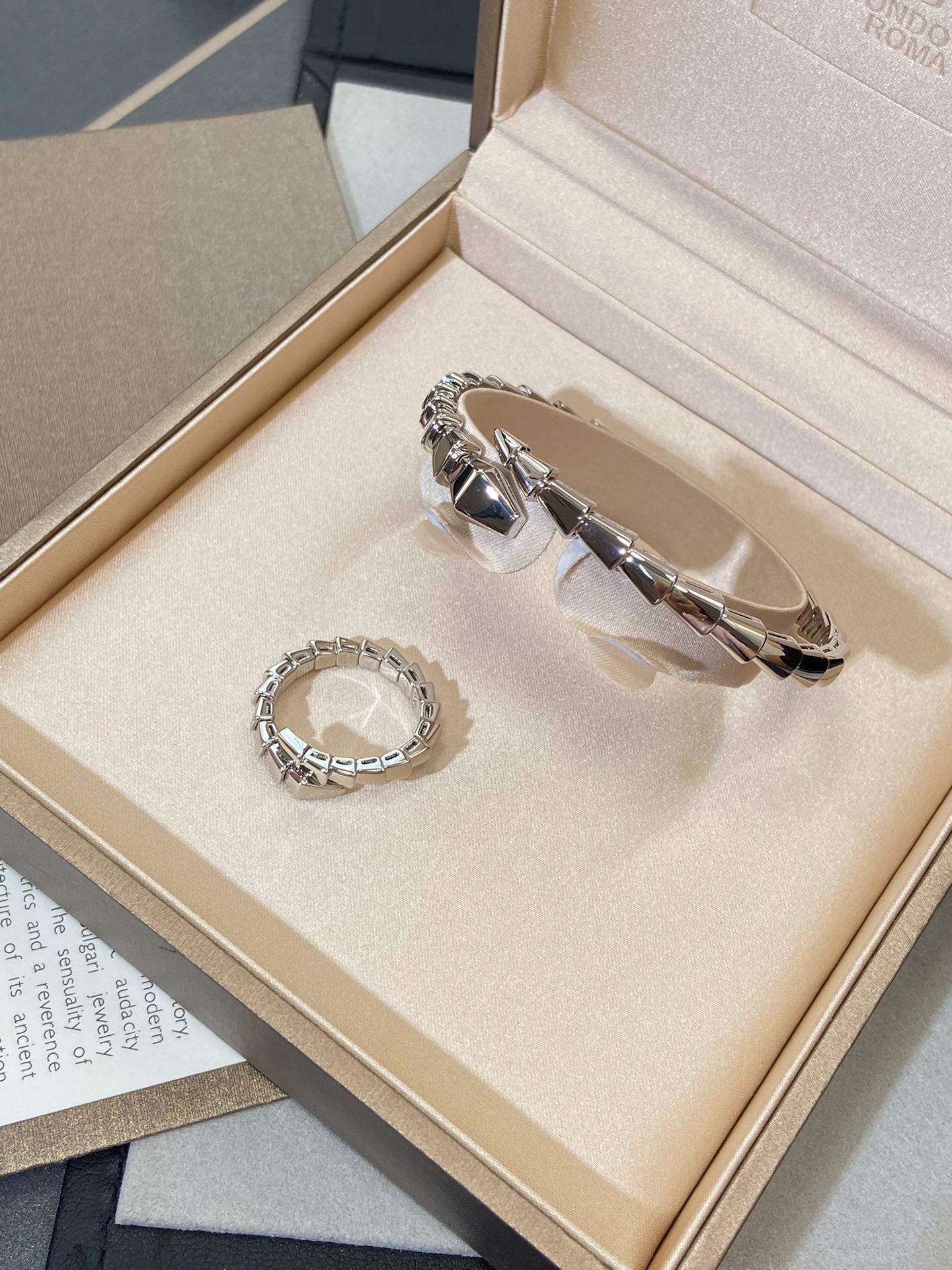 [GALE]SERPENTI VIPER SILVER BRACELET