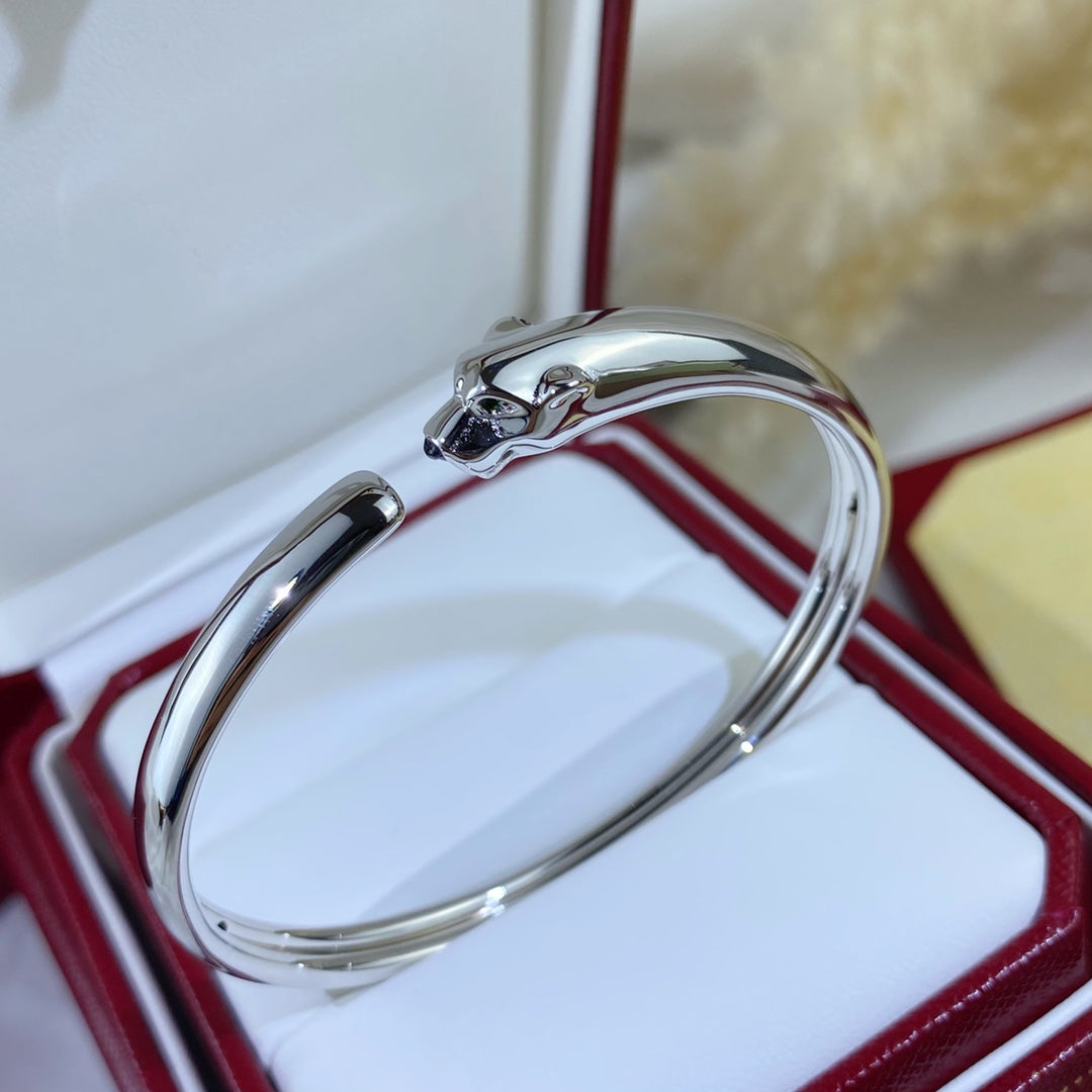 [NOVO]パンテール シルバー オープンブレスレット