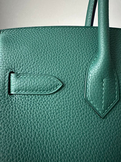 HM BIRKIN 30CM MALACHITE TOGO LEATHER GOLD HARDWARE
