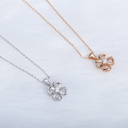 [GALE]FIOREVER NECKLACE DIAMOND CENTER